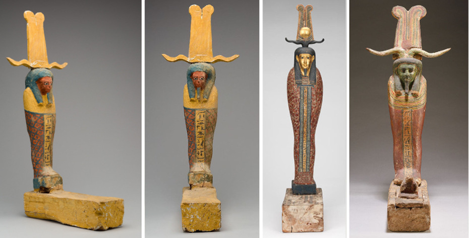 Ptah-Sokar-Osiris Figurines Ancienne Religion Egyptienne